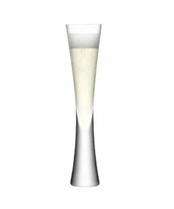 LSA International Moya Champagne Flute 170 ml Clear X 2 Pcs