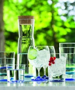 LSA International Wasserglaser Coro Leaf Farben 4 Er Set