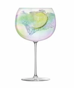 LSA International Bubble Balloon Glass 680 Ml Pearl X 4 Pcs