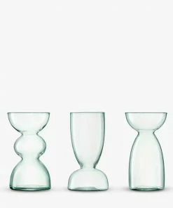 LSA International Canopy Trio Vase Set H13cm Recycled