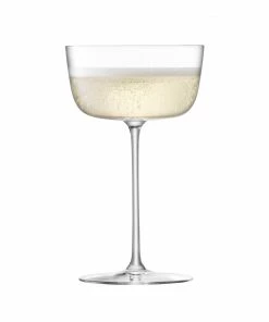 LSA International Borough Cocktail Saucer 240 ml Clear X 4 Pcs