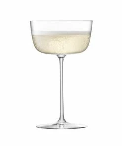 LSA International Borough Cocktail Saucer 240 ml Clear X 4 Pcs