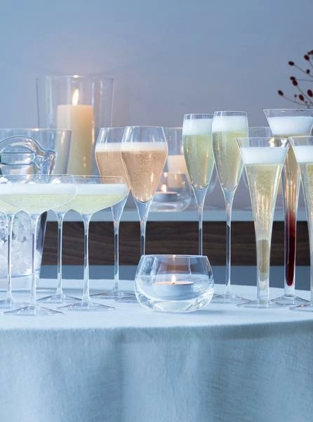 LSA International Champagne Flutes Set Of 4 3 LSA International Champagne Flutes Set Of 4