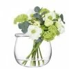 LSA International Collar Vase H 15 Cm Clear 1 LSA International Collar Vase H 15 Cm Clear