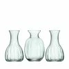 LSA International Mia Mini Vase Trio Set H11cm Recycled/Part Optic X 3pcs 2 LSA International Mia Mini Vase Trio Set H11cm Recycled/Part Optic X 3pcs