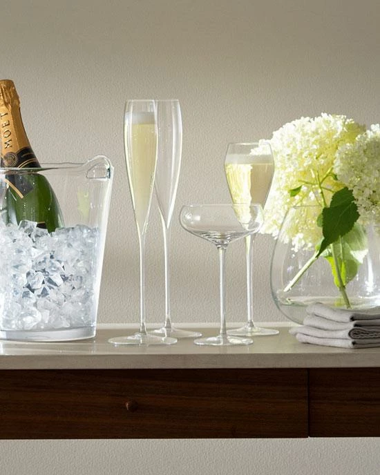 LSA International Wine Prosecco Glass 250 Ml Clear X 2 5 LSA International Wine Prosecco Glass 250 Ml Clear X 2