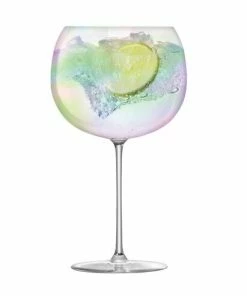 LSA International Bubble Balloon Glass 680 Ml Pearl X 4 Pcs