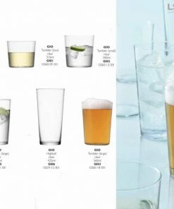 LSA International Glas Gio Small 6 Er Set H 7 Cm