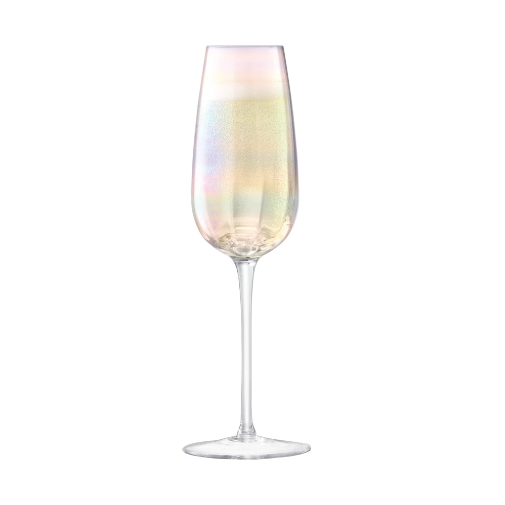 LSA International Pearl Champagne Flute 250 Ml Mother Of Pearl X 4 Pcs 3 LSA International Pearl Champagne Flute 250 Ml Mother Of Pearl X 4 Pcs