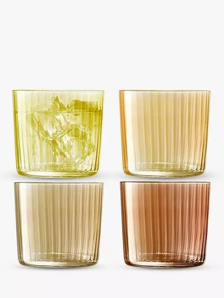 LSA International Gem Tumbler Glasses Set Of 4 310 Ml Amber 3 LSA International Gem Tumbler Glasses Set Of 4 310 Ml Amber