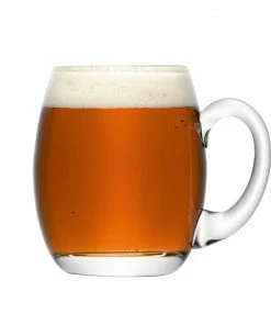LSA International Bar Beer Tankard Curved 500 Ml Clear X 1 Pc