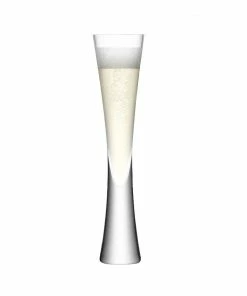 LSA International Moya Champagne Flute 170 ml Clear X 2 Pcs