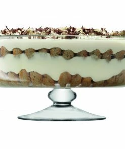 LSA International Serve 31cm Dessert Comport/Trifle Bowl Handmade Glass