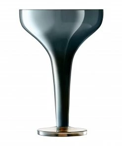 LSA International Set of 2 Sapphire Blue Epoque Champagne Saucers 9 LSA International Set of 2 Sapphire Blue Epoque Champagne Saucers