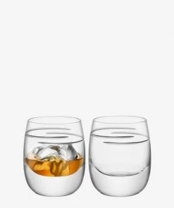 LSA International Set of 2 Verso Whisky Tumblers