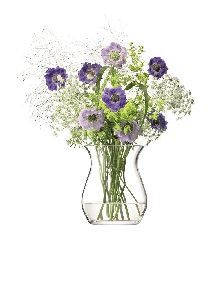 LSA International 23cm Glass Open Posy Vase 3 LSA International 23cm Glass Open Posy Vase