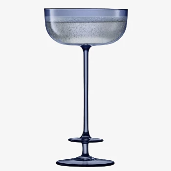 LSA International Theatre Champagne Saucers - Set of 2 6 LSA International Theatre Champagne Saucers - Set of 2