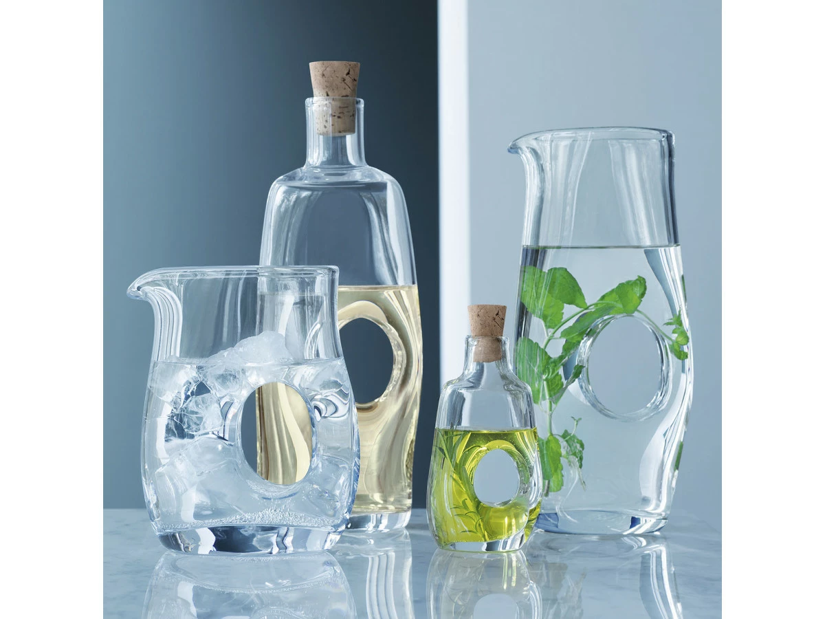LSA International Void Carafe & Cork Stopper 6 LSA International Void Carafe & Cork Stopper