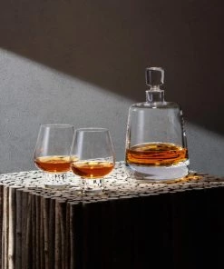 LSA International Crystal Brandy Set