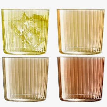 LSA International Gems Ripple Glass - Set of 8 5 LSA International Gems Ripple Glass - Set of 8