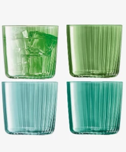 LSA International 310ml Gems Ripple Glass Jade Green - Set of 4 13 LSA International 310ml Gems Ripple Glass Jade Green - Set of 4