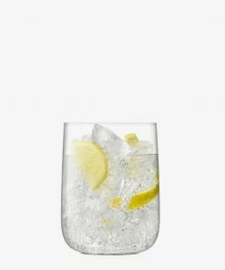 LSA International Set of 4 625ml Clear Borough Bar Glass 10 LSA International Set of 4 625ml Clear Borough Bar Glass
