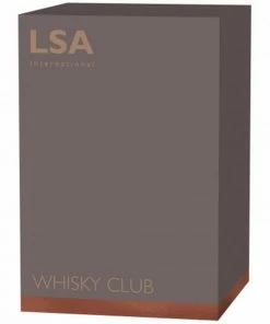 LSA International Peat Brown Whisky Club 1.05L Decanter