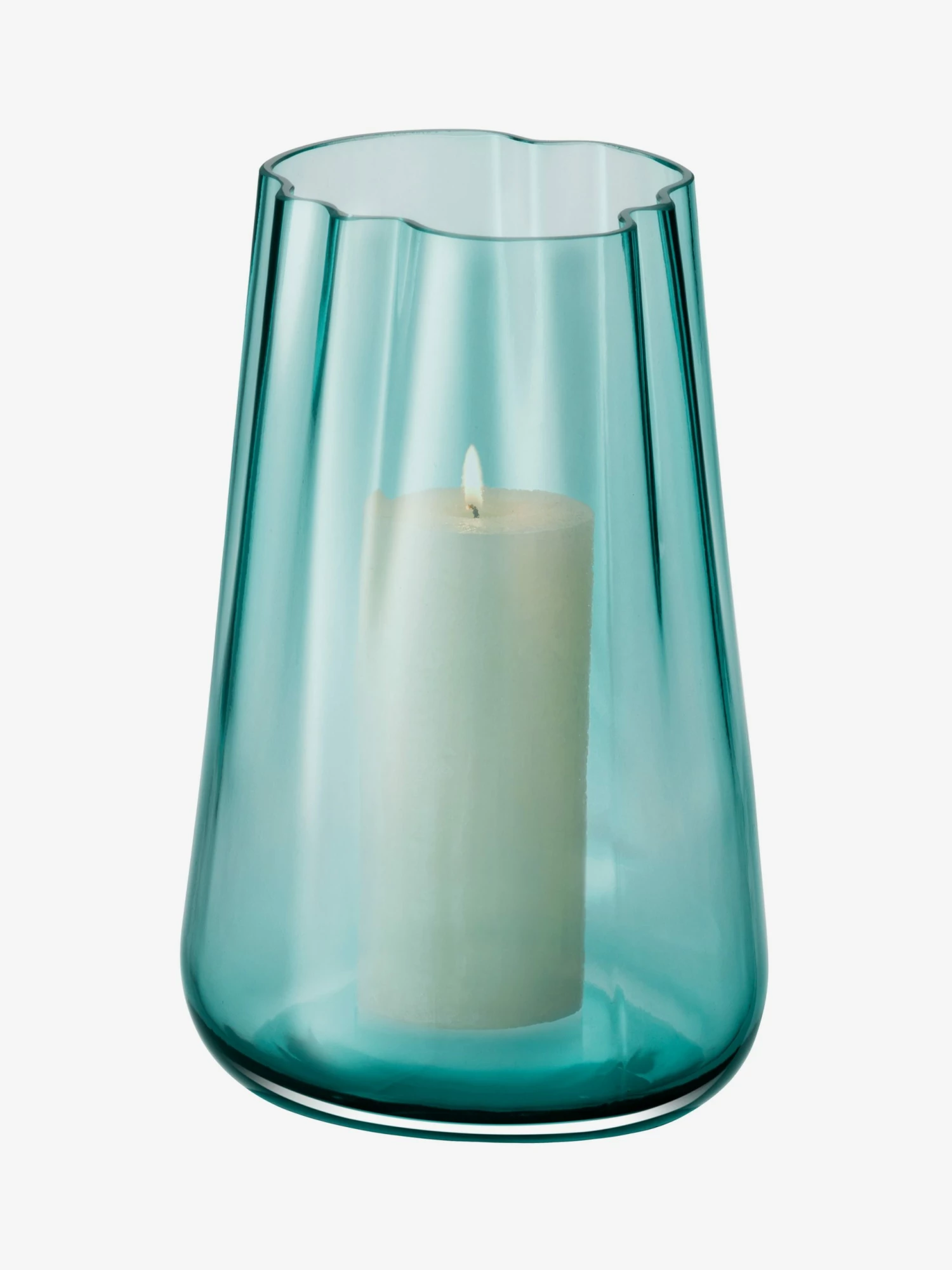 LSA International Sea Green 35cm Lagoon Lantern/Vase 3 LSA International Sea Green 35cm Lagoon Lantern/Vase