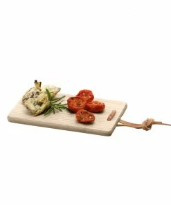 LSA International Borough Trio Board Serving Set Of 3 Ash/Leather
