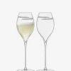 LSA International Set of 2 Verso Tulip Champagne Flutes 2 LSA International Set of 2 Verso Tulip Champagne Flutes