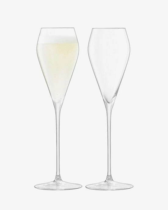 LSA International Wine Prosecco Glass 250 Ml Clear X 2 3 LSA International Wine Prosecco Glass 250 Ml Clear X 2