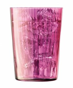 LSA International Gems Tumbler 560 ml Assorted Colours Garnet X 4 Pcs