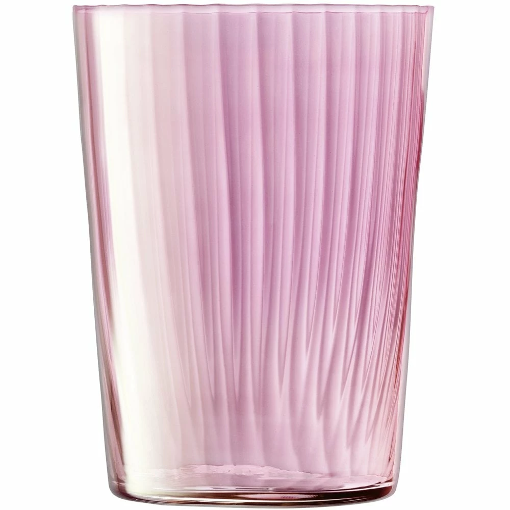 LSA International Set of 4 560ml Assorted Garnet Gems Tumbler Glasses 4 LSA International Set of 4 560ml Assorted Garnet Gems Tumbler Glasses