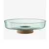 LSA International Canopy Re-Cycled Glass Planting Bowl with Cork Base 28cm 1 LSA International Canopy Re-Cycled Glass Planting Bowl with Cork Base 28cm