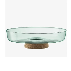 LSA International Canopy Re-Cycled Glass Planting Bowl with Cork Base 28cm 3 LSA International Canopy Re-Cycled Glass Planting Bowl with Cork Base 28cm