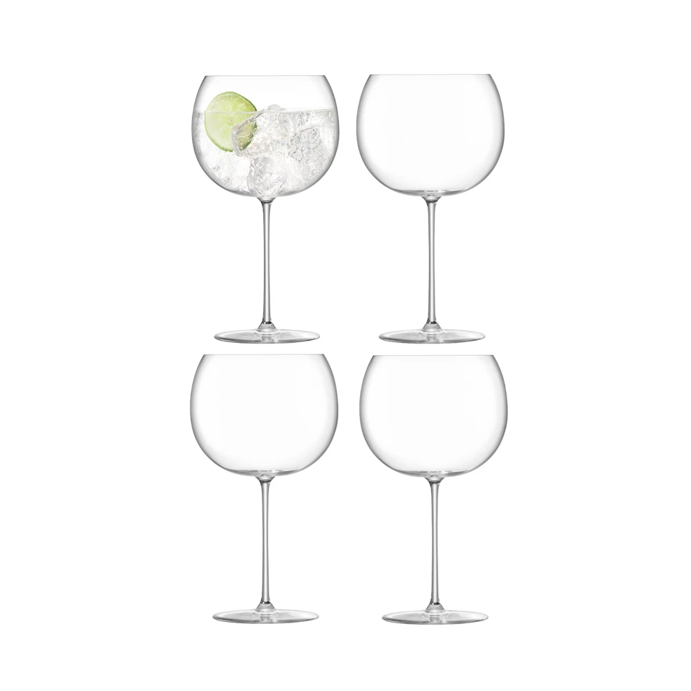 LSA International Borough Balloon Glass 680 ml Clear X 4 Pcs 6 LSA International Borough Balloon Glass 680 ml Clear X 4 Pcs