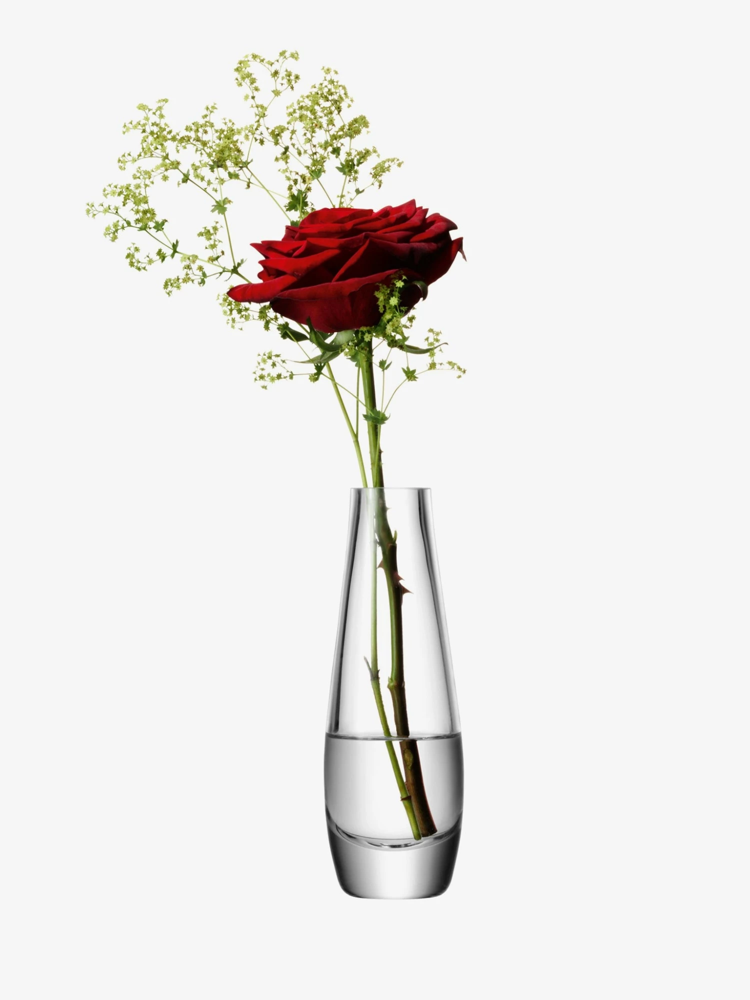 LSA International 17cm Clear Flower Single Stem Vase 4 LSA International 17cm Clear Flower Single Stem Vase