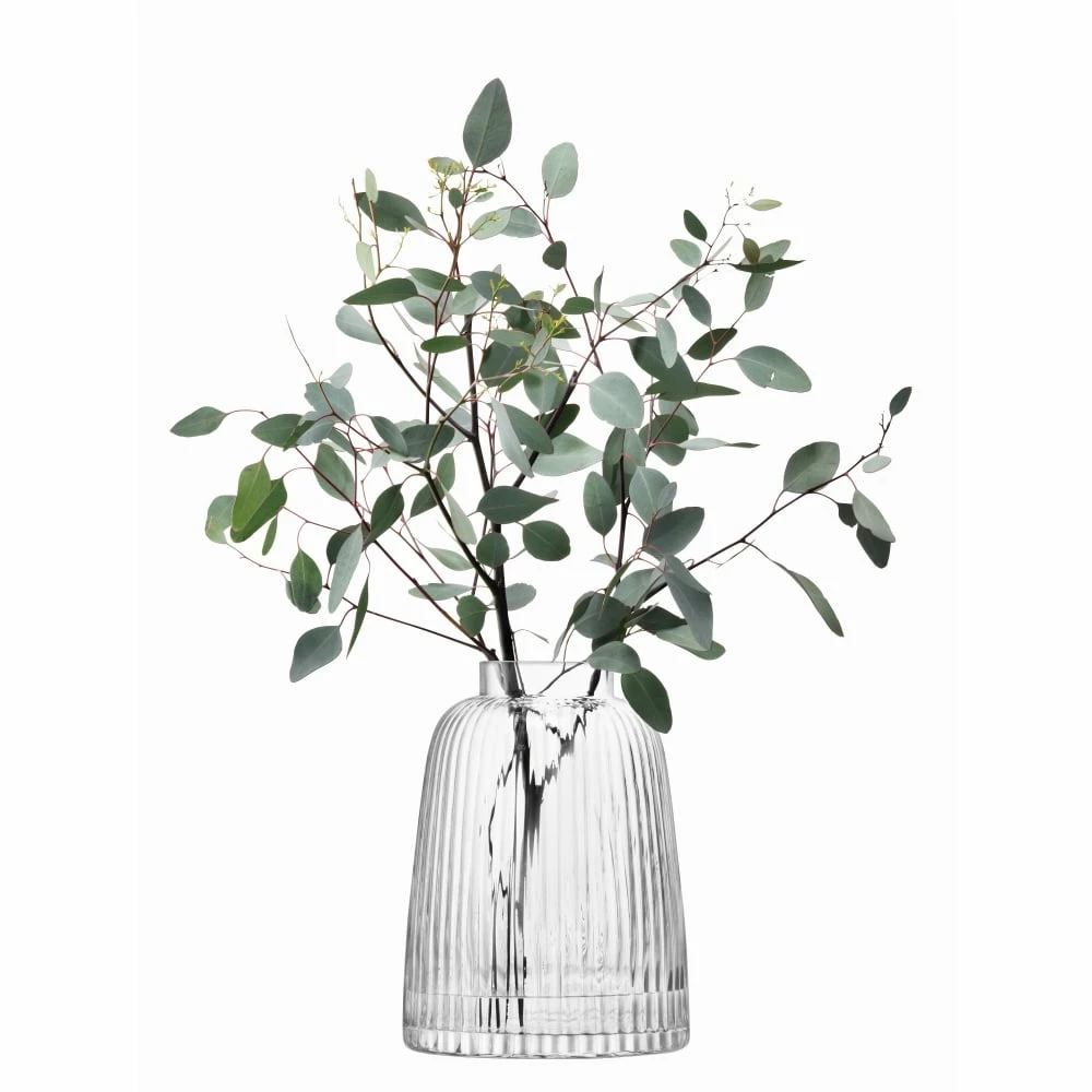 LSA International Clear Pleat Vase H26cm 4 LSA International Clear Pleat Vase H26cm