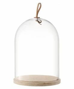 LSA International Ivalo Cake/Cheese/Pastries Dome on Ash Base - 22cm