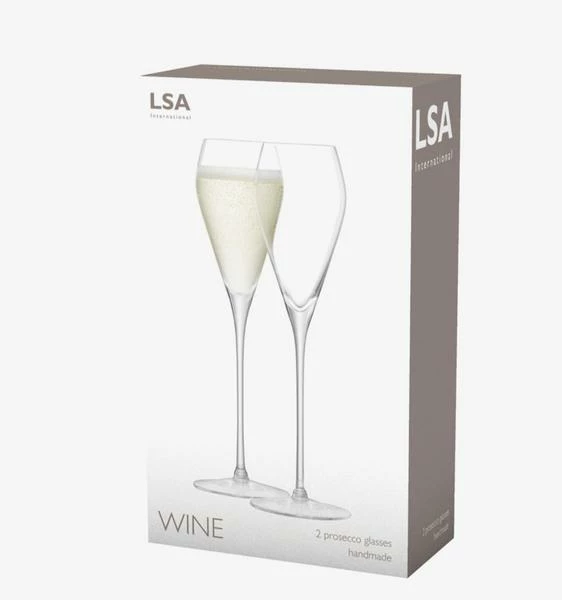 LSA International Wine Prosecco Glasses Set Of 2 250 Ml 3 LSA International Wine Prosecco Glasses Set Of 2 250 Ml