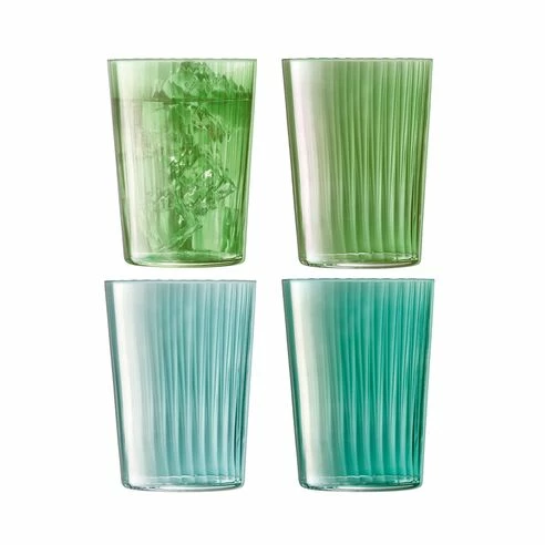 LSA International Gems Tumbler 560 ml Assorted Colours Jade X 4 Pcs 3 LSA International Gems Tumbler 560 ml Assorted Colours Jade X 4 Pcs
