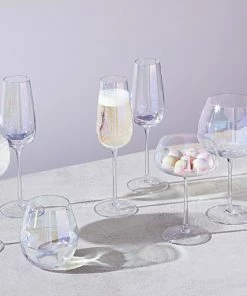 LSA International Pearl Water Glass Set of 4 9 LSA International Pearl Water Glass Set of 4