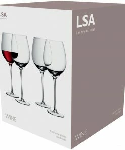 LSA International Set of 4 850ml Wine Goblets