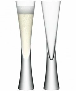 LSA International Set of 2 Moya Champagne Flutes