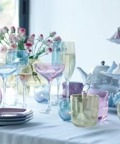 LSA International Set of 4 Pastel Polka Assorted Tumblers