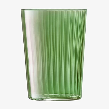 LSA International 560ml Gems Ripple Glass Jade Green - Set of 4 8 LSA International 560ml Gems Ripple Glass Jade Green - Set of 4