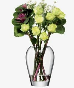 LSA International Flower Garden Bouquet Vase H 25 Cm Clear