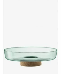 LSA International Canopy Re-Cycled Glass Planting Bowl with Cork Base 28cm 9 LSA International Canopy Re-Cycled Glass Planting Bowl with Cork Base 28cm