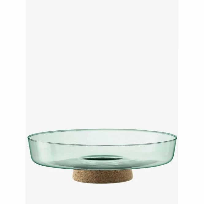 LSA International Canopy Re-Cycled Glass Planting Bowl with Cork Base 28cm 5 LSA International Canopy Re-Cycled Glass Planting Bowl with Cork Base 28cm