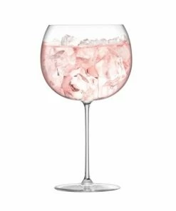 LSA International Borough Balloon Glass 680 ml Clear X 4 Pcs